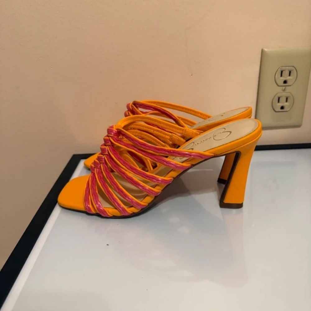 Jessica Simpson Vibrant Strappy Heels